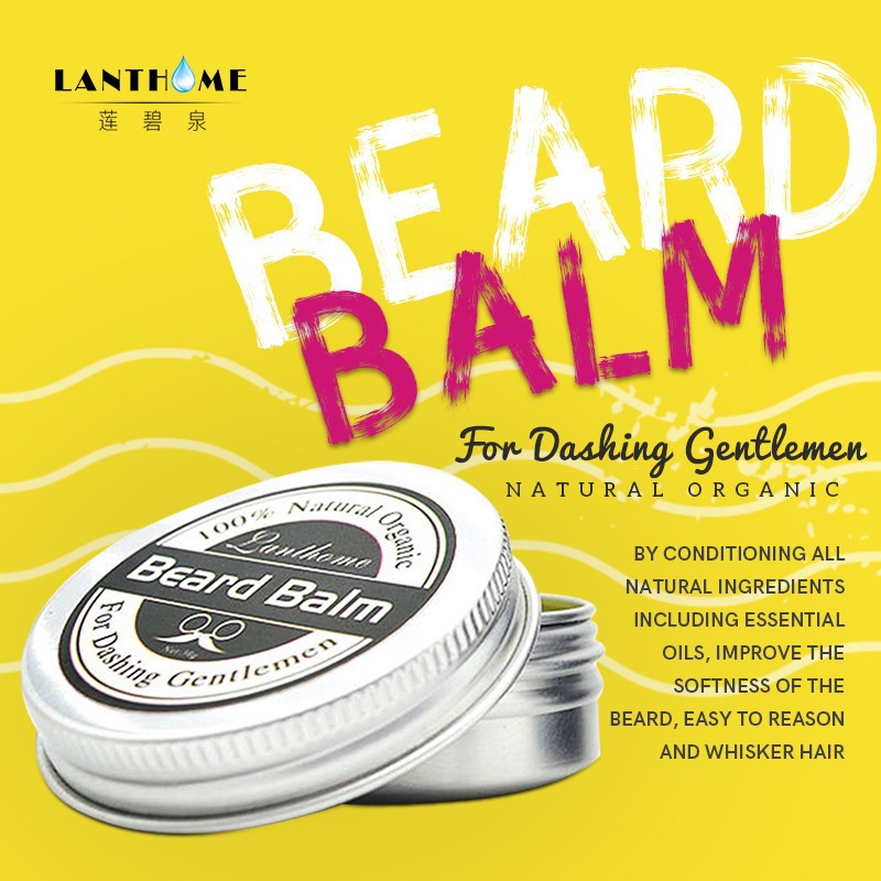 Beard Oil Growth - Natural Beard Balm Wax Beard Growth