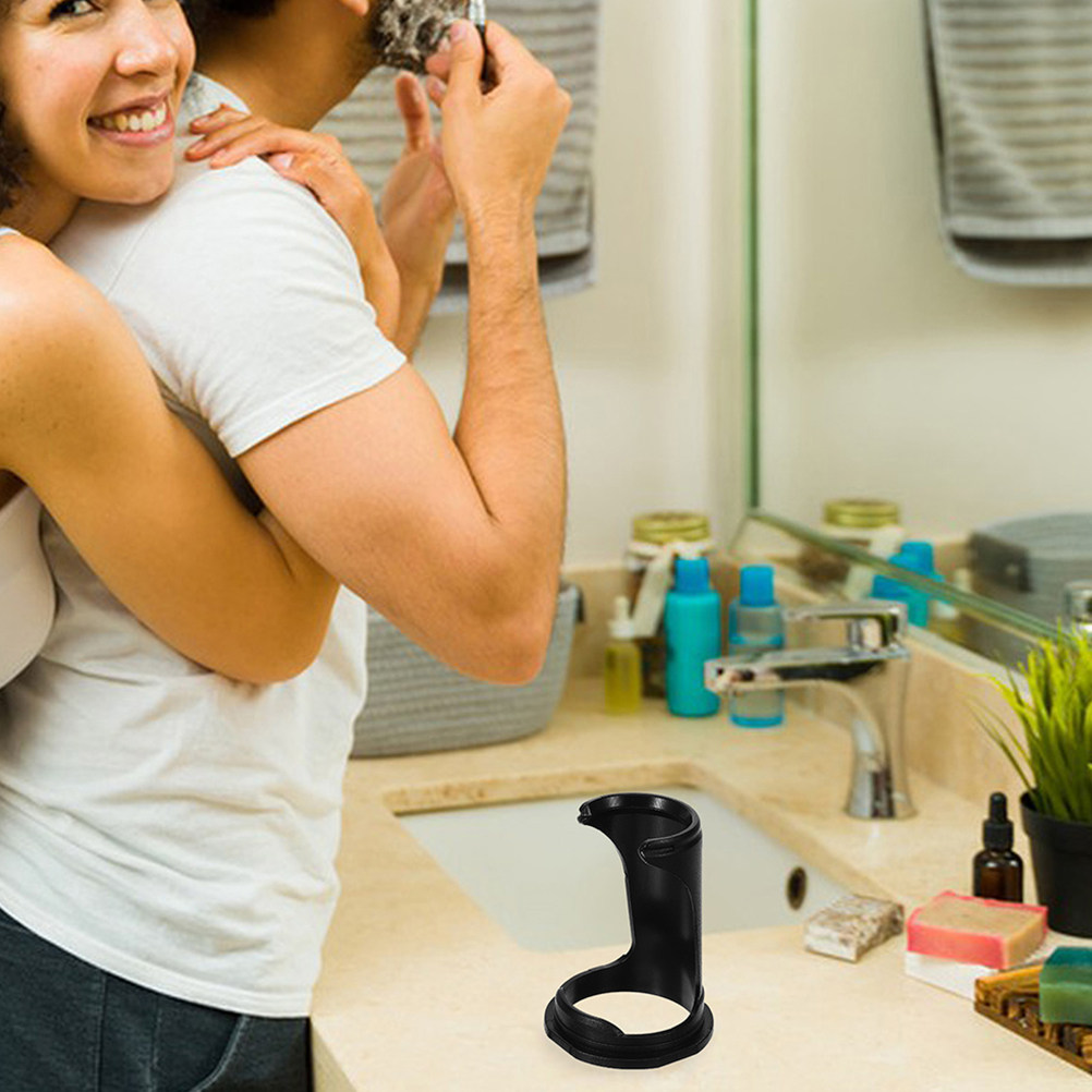 Mens Grooming Tools - 2Pcs Plastic Shaving Brush Holder for