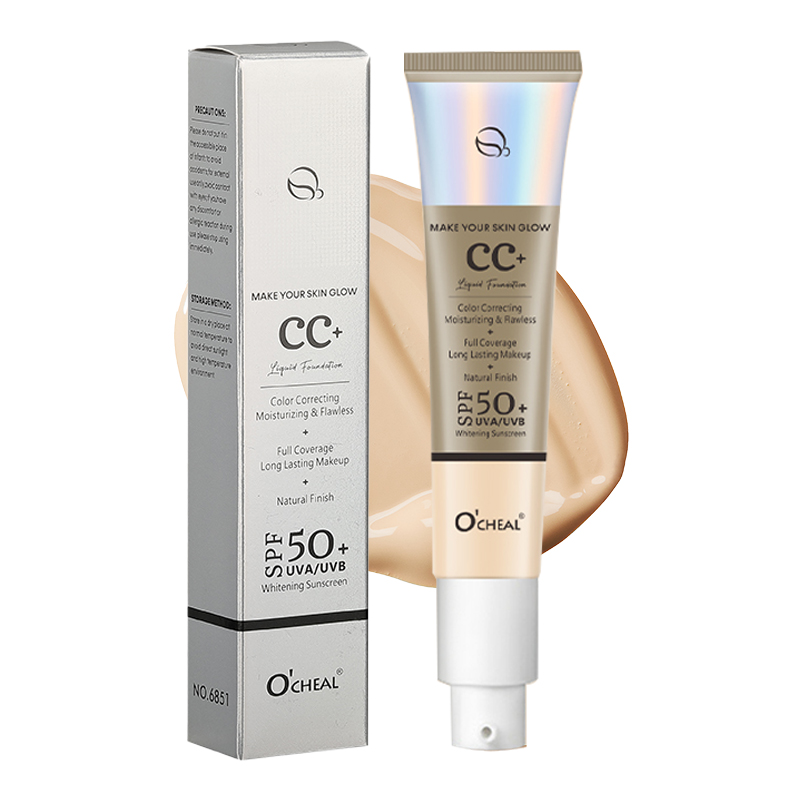 Face Moisturizer Spf - Ocheal 30g CC Cream Foundation Waterproff