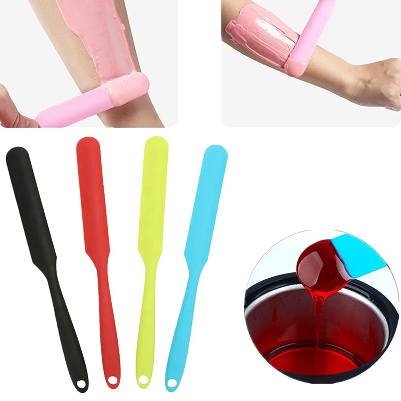 Hair Wax Stick - Silicone Cosmetic Waxing Spatulas Non-stick Hair