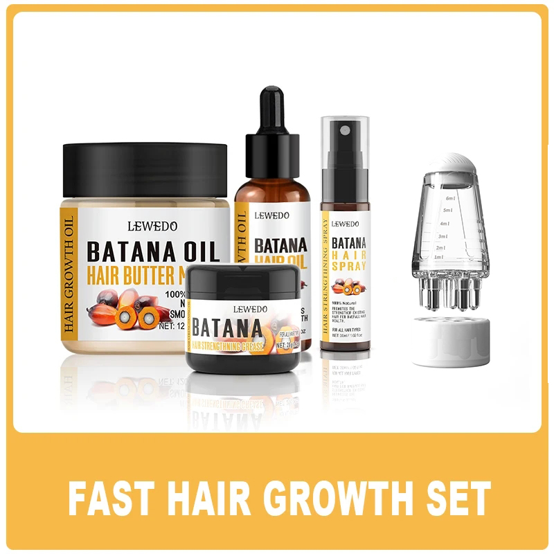Beard Oil Growth - LEWEDO Batana Oil Hair Growth Kit