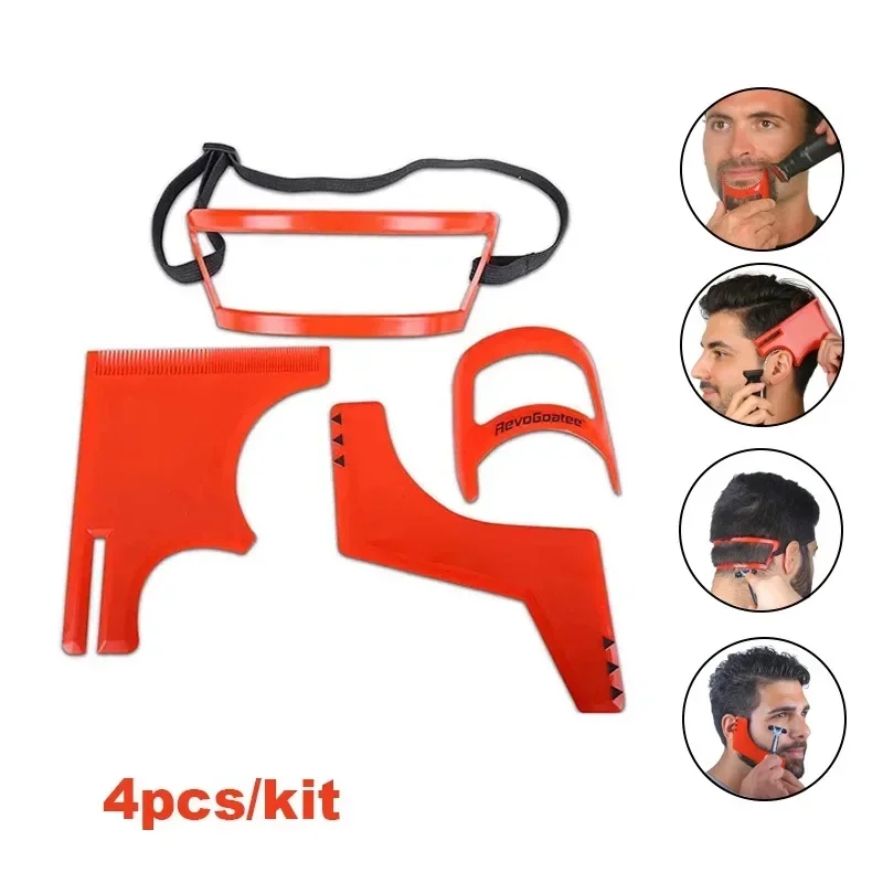 2/4Pcs Men's Beard Combs Hair  - đánh giá và giá Men'S Grooming Clippers