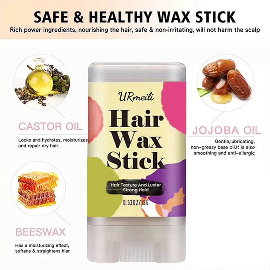 Hair Wax Stick, With Slick Bac - đánh giá và giá Hair Wax Stick