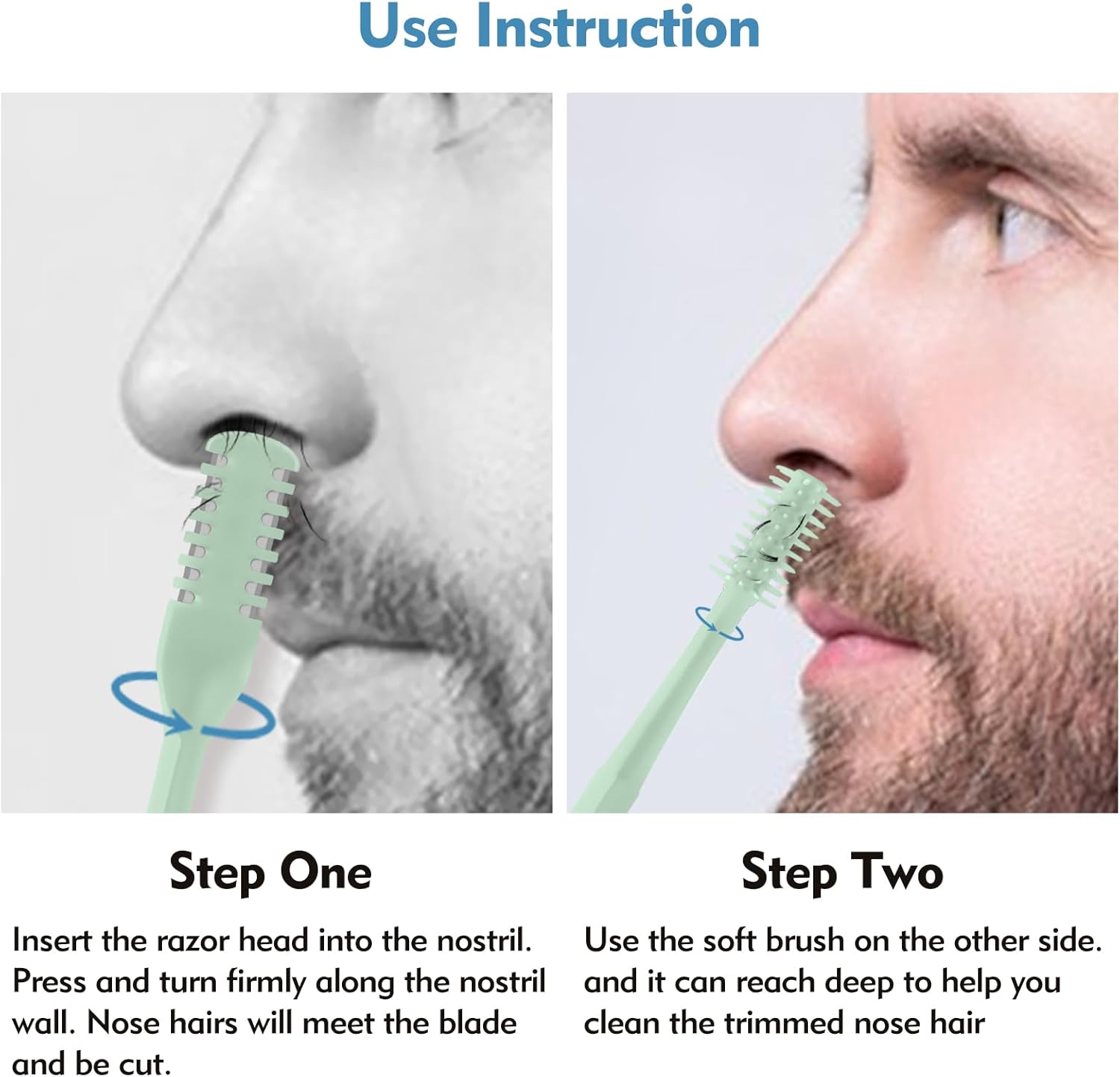5/20/50Pcs 2-in-1 Nasal Cutter - đánh giá và giá Men'S Grooming Clippers