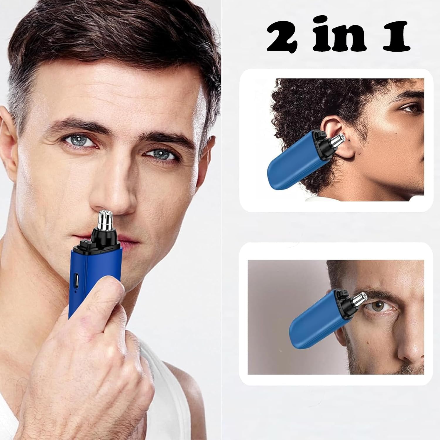 Nose Ear Hair Trimmer USB Rech - đánh giá và giá Men'S Grooming Clippers