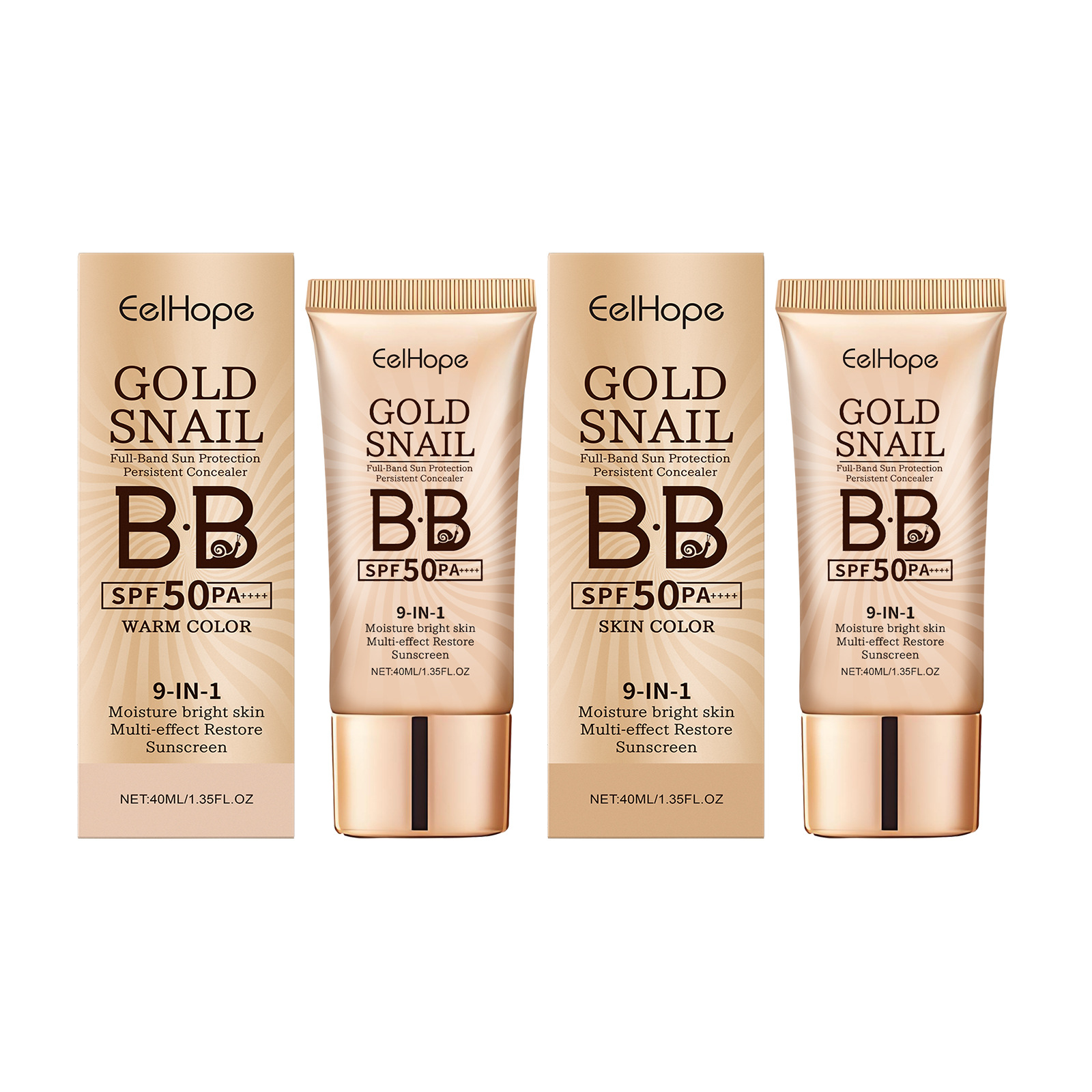 Gold Snail Sunscreen BB Cream  - đánh giá và giá Face Moisturizer Spf
