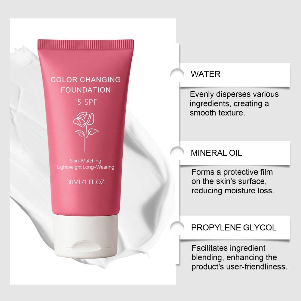 Color Changing Foundation SPF  - đánh giá và giá Face Moisturizer Spf