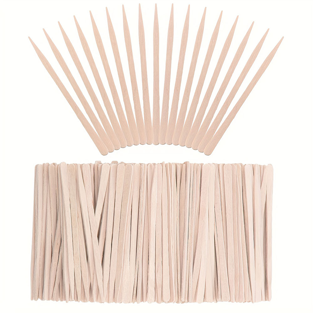 300/500pcs Wooden Wax Sticks M - đánh giá và giá Hair Wax Stick