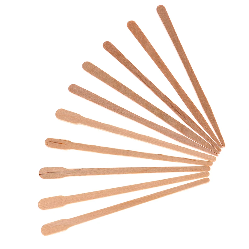 50/100Pcs Wooden Body Hair Rem - đánh giá và giá Hair Wax Stick