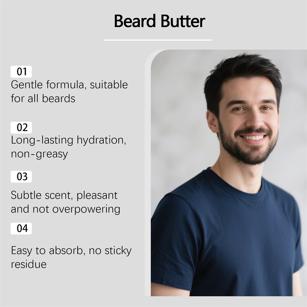 Beard Cream With Shea-Butter-C - đánh giá và giá Beard Oil Growth