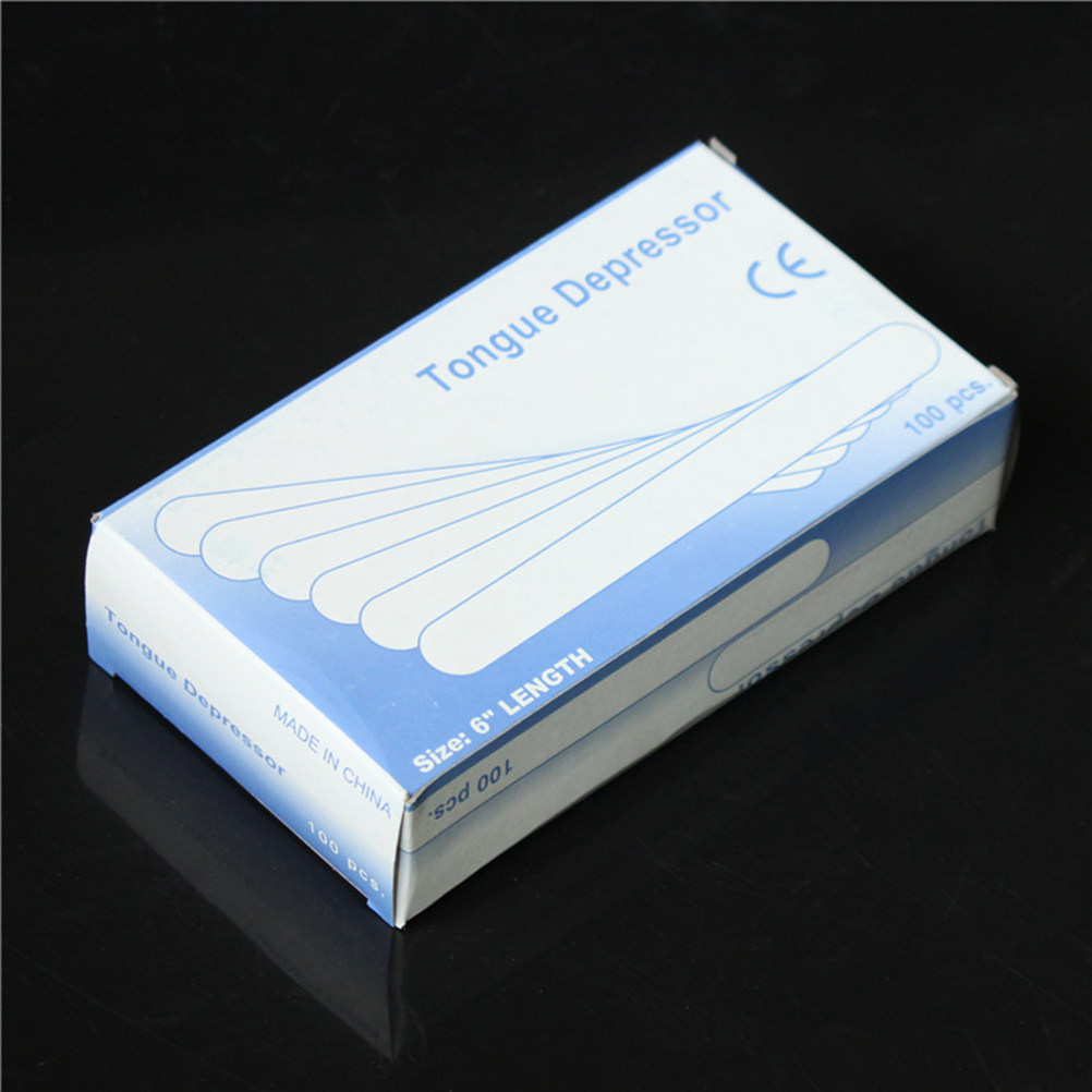 100Pcs Wooden Tongue Depressor - đánh giá và giá Hair Wax Stick