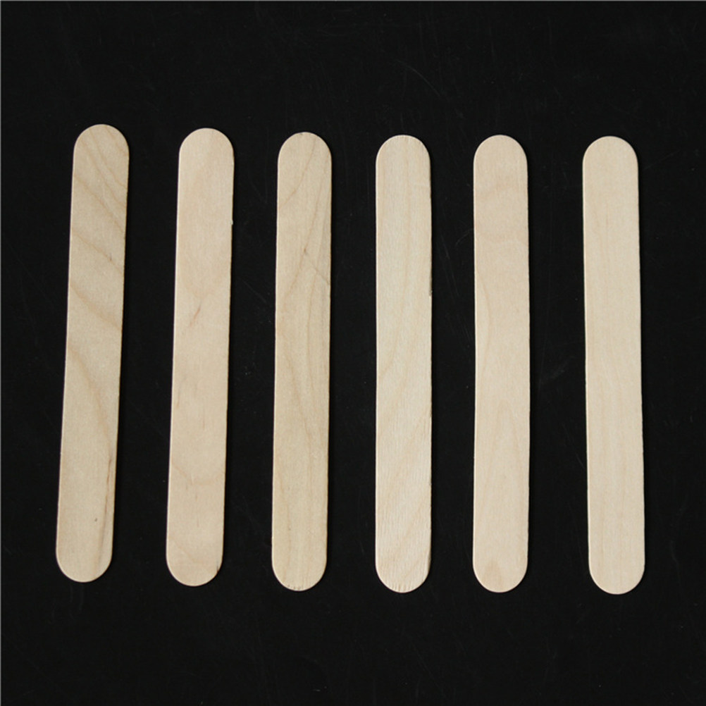 100Pcs Wooden Tongue Depressor - đánh giá và giá Hair Wax Stick