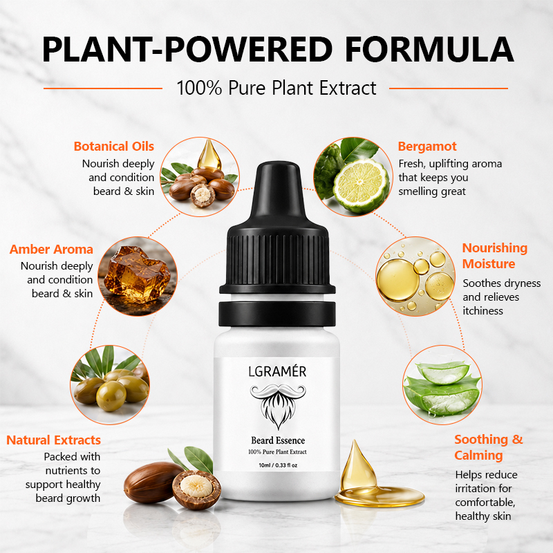 Men's Beard Growth Serum Nouri - đánh giá và giá Beard Oil Growth