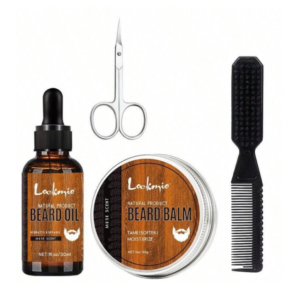Men Beard Balm Kit Whisker Moi - đánh giá và giá Men'S Grooming Cream