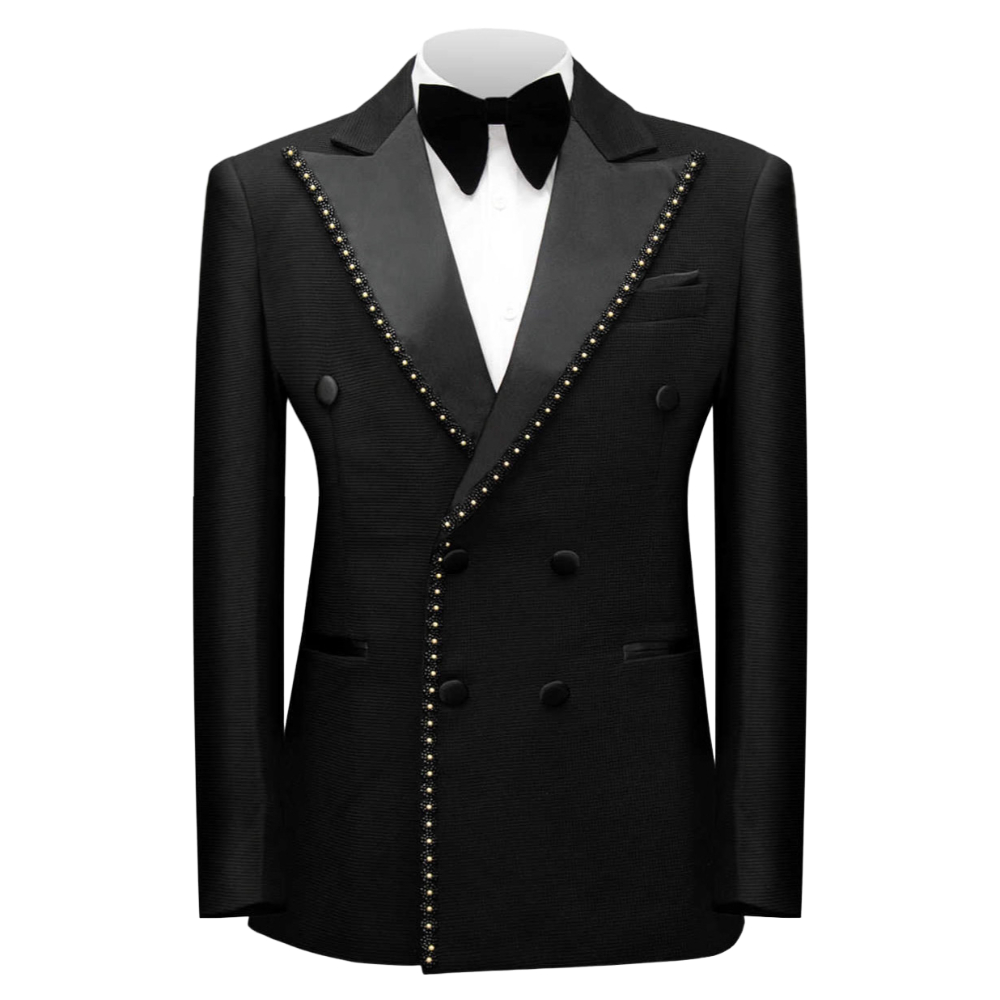 Double Breasted Beaded Formal  - đánh giá và giá Mens Grooming Tools
