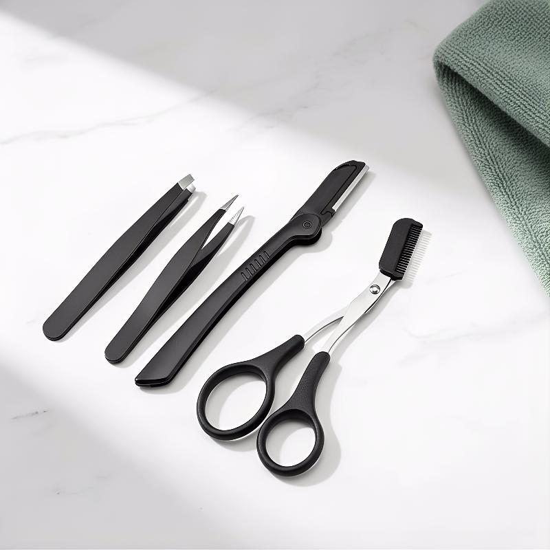 3pcs Stainless Steel Eyebrow K - đánh giá và giá Men'S Grooming Eyebrow Shape