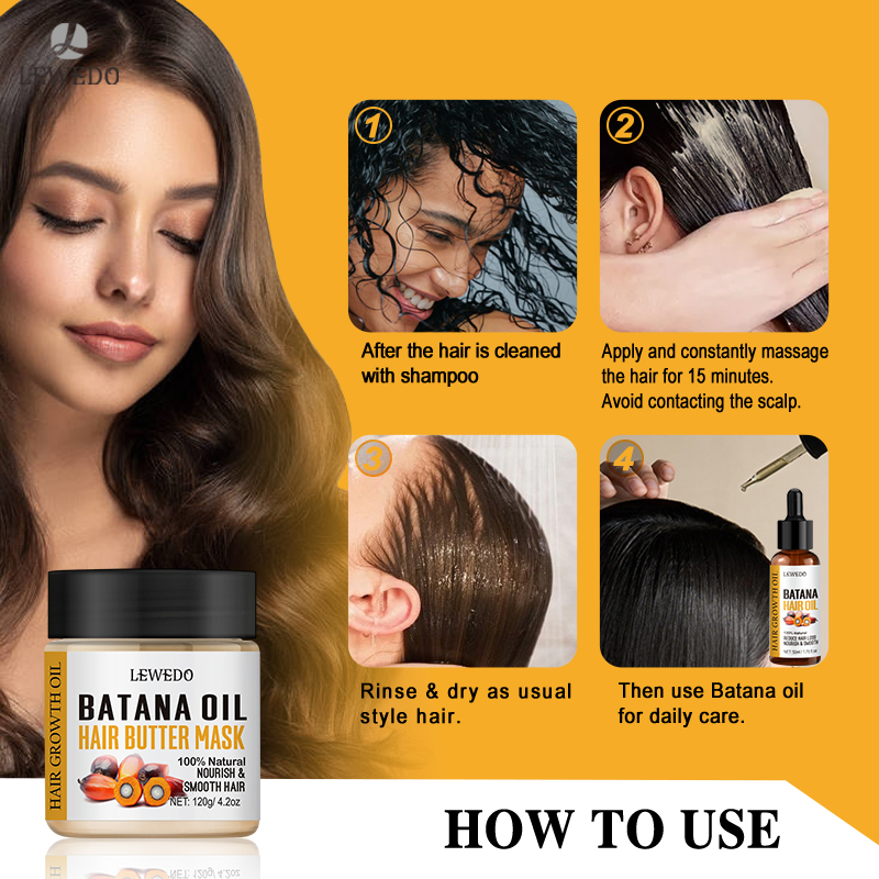 LEWEDO Batana Oil Hair Growth  - đánh giá và giá Beard Oil Growth