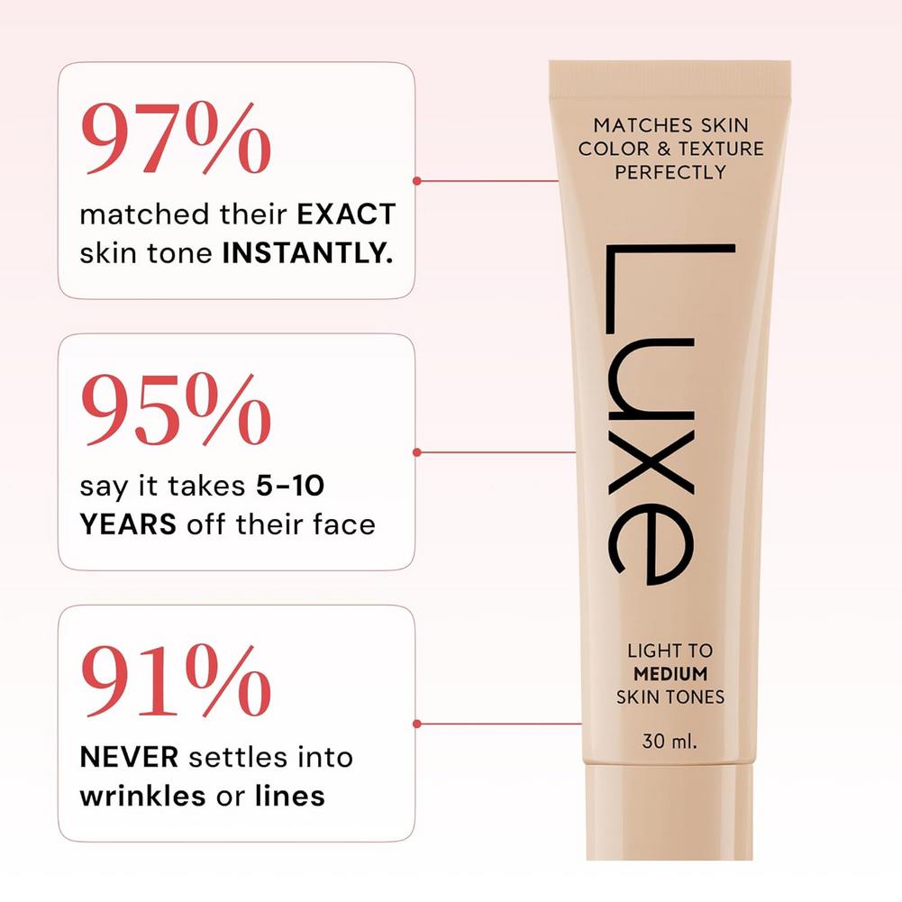 Luxe Color Changing Liquid Fou - đánh giá và giá Face Moisturizer Spf