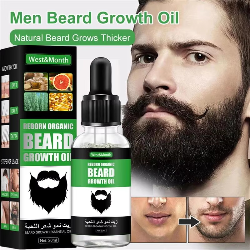 Fast Natural Mature Men Beard  - đánh giá và giá Beard Oil Growth